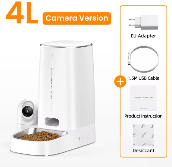 Rojeco 4L Automatischer Futterspender